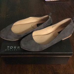 Torrid genuine suede almond toe shoes